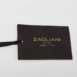 Pre Owned Zagliani Metallic Pink/Gold Python Puffy Hobo