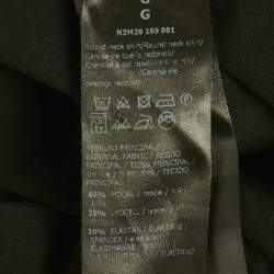 مملوكة مسبقًا Zegna Black Jersey Crewneck T-Shirt L