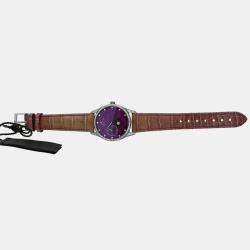 Pre Owned Zenith Elite Ultra Thin Moonphase 16.2310.692 Automatic Stainless Steel Diamonds Women's Wristwatch 33mm