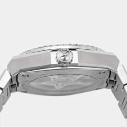 مملوكة مسبقًا ساعة يد نسائية زينث ديفاي ميدنايت ستانلس ستيل أحمر إلى أصفر متدرج مرصعة بالألماس 36 مم