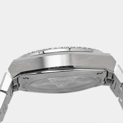 مملوكة مسبقًا ساعة يد نسائية زينث ديفاي ميدنايت ستانلس ستيل أحمر إلى أصفر متدرج مرصعة بالألماس 36 مم