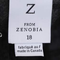 Pre Owned Z from Zenobia Grey Wool Blend Trousers XXL