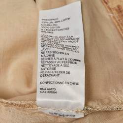 Zimmermann Multicolor Printed Linen Blend Melody High-Waist Shorts S