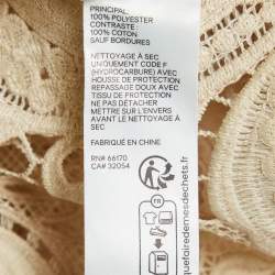 Pre Owned Zimmermann Beige Waverly Lace Midi Dress S