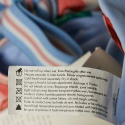 Pre Owned Zimmermann Light Purple Cornflower Floral Print Bellitude Tie Shoulder Detail Bodysuit S