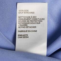 Pre Owned Zimmermann Purple Satin Silk Ruched Midi Dress S