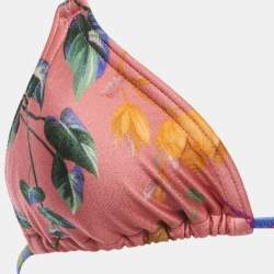 Zimmermann Multicolor All-Over Print Nylon Tropicana Bikini S
