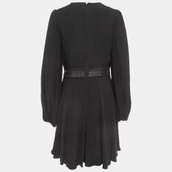 Zimmermann Black Crepe Mini Dress M