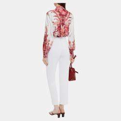 Pre Owned Zimmermann Silk Long Sleeved Top 2