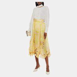 Pre Owned Zimmermann Silk Long Sleeved Top 1