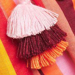 Pre Owned Zimmermann Multicolor Striped Cotton Midi Skirt Size S (1)