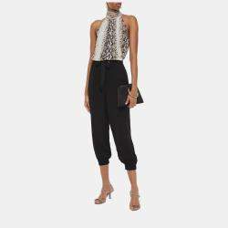 Pre Owned Zimmermann Black Viscose Espionage Track Pants Size XS (0)