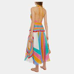 Pre Owned Zimmermann Linen Midi Dress AU 2