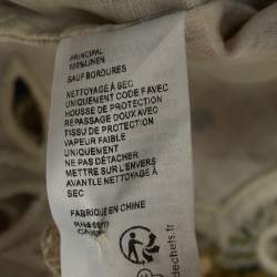 Pre Owned Zimmermann Multicolor Floral Print Schiffli Linen Shirt XS