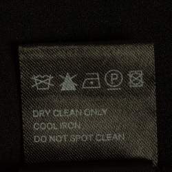 Pre Owned Zimmermann Black Broderie Anglaise Silk Lace-up Jumpsuit M