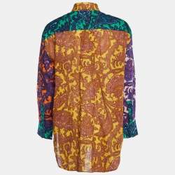 Pre Owned Zimmermann Multicolor Paisley Print Cotton Button Front Shirt M