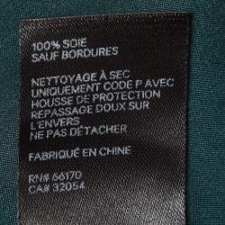 مملوكة مسبقًا Zimmermann Green Silk Wrap-Around Mini Dress M