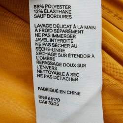 مملوكة مسبقًا Zimmermann Yellow Paisley Lace Anneke Mini Dress XS