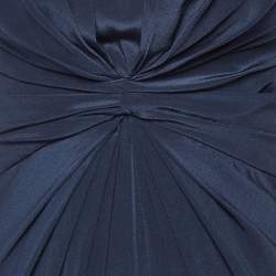 Pre Owned Zimmermann Midnight Blue Silk Halter Neck Maxi Dress S