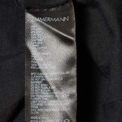 Pre Owned Zimmermann Black Matchmaker Daisy Linen Blend Slip Dress M