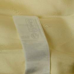 Zimmermann Yellow Cotton Double Breasted Blazer S