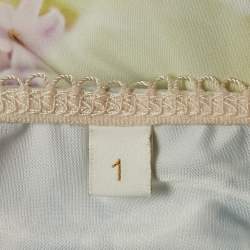 Pre Owned Zimmermann Multicolor Floral Print Mini Dress S