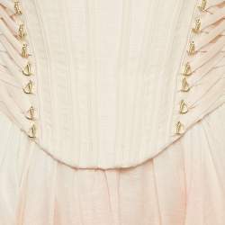 Pre Owned Zimmermann Multicolor Ombre Linen Blend Wonderland Dress S