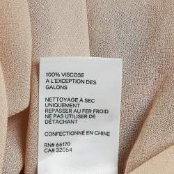 Pre Owned Zimmermann Red Floral Print Chiffon Cut-Out Maxi Dress S