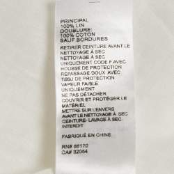 Pre Owned Zimmermann Multicolor Floral Print Linen Belted Midi Dress M