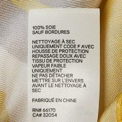  Zimmermann White/Yellow High Tide Sailboats Print Silk Midi Skirt S
