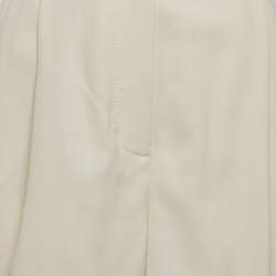 Pre Owned Zimmermann Beige Wool Blend Pleated Short L