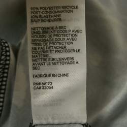 Pre Owned Zimmermann Black Floral Print Silk Flounce Midi Dress L