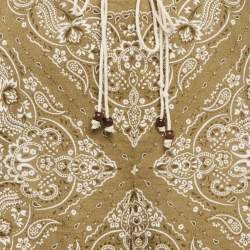 Pre Owned Zimmermann Green Printed Linen Palazzo Pants M