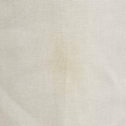 Zimmermann Off White Linen Straight Leg Trousers S