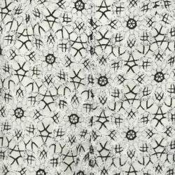 Pre Owned Zimmermann Black/White Empire Guipure Lace Wide Leg Pants L