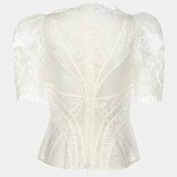 Zimmerman White Lace Dance Blouse XS