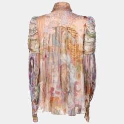 Zimmerman Multicolor Printed Silk Top S