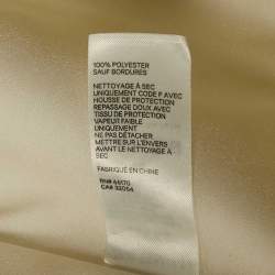 Pre Owned Zimmermann White Crepe Ruffled The Lovestruck Crop Top L