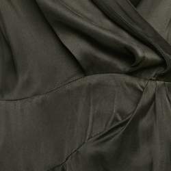 مملوكة مسبقًا Zimmermann Black Silk Wrap Mini Dress S