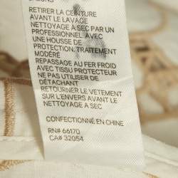 Pre Owned Zimmermann White Floral Broderie Anglaise Linen Belted Mini Dress M