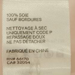 مملوكة مسبقًا Zimmermann Beige Satin Silk Blouson Sleeve Mini Wrap Dress M