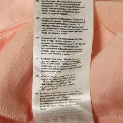 Pre Owned Zimmermann Pink Satin Waist Tie-Up Trousers L