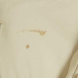 Pre Owned Zimmermann White Linen Blend Super Eight Off-The-Shoulder Mini Dress M