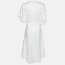 Zimmermann White Linen Maxi Dress M