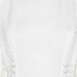 Zimmermann White Linen Maxi Dress M