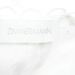 Zimmermann White Linen Maxi Dress M