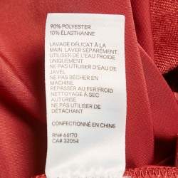 Pre Owned Zimmermann Brown Swiss Dots Plisse Espionage Midi Dress M