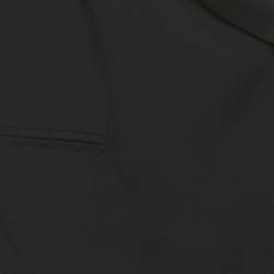 Pre Owned Zimmermann Black Crepe and Lace Asymmetric Blazer M