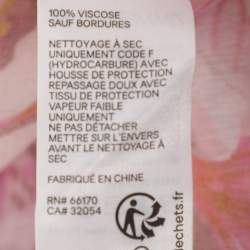 Pre Owned Zimmermann Multicolor Floral Print Chiffon Blouse XS