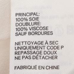 مملوكة مسبقًا فستان زيمرمان حرير مورّد طباعة زهرية متعددة الألوان بتفاصيل متموجة مقاس متوسط (ميديوم)